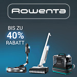 Bis zu 40 Prozent sparen mit den Rowenta Black Week Deals