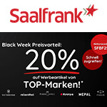 Werbeartikel von Top Marken bei Saalfrank 20% günstiger