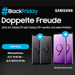 SAMSUNG #BlackFriday: Jetzt ein Galaxy S9 oder Galaxy S9+ kaufen und zwei erhalten