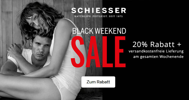 Schiesser Black Friday 2018