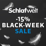 Großer Black Week Sale bei Schlafwelt.de mit 15% Rabatt auf das gesamte Sortiment