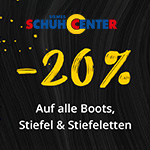 Schuhcenter mit 20% auf Boots, Stiefel und Stiefeletten