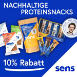 Black Friday bei Sens: 10% auf nachhaltige Proteinsnacks