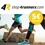 Sicher dir jetzt 5 EURO Rabatt auf alle ASICS Laufschuhe bei shop4runners