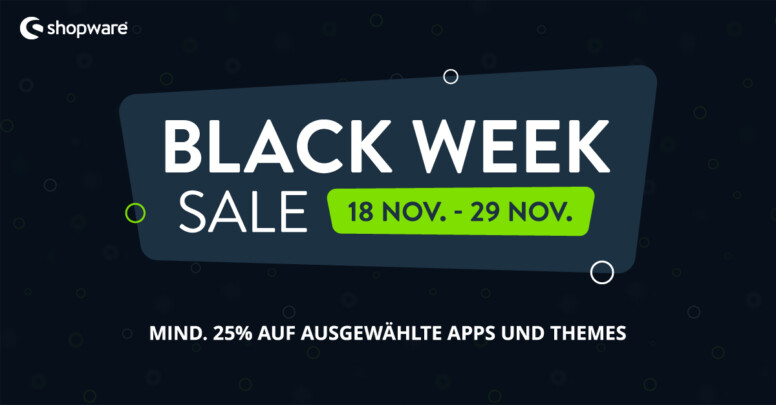 shopware black friday 2021