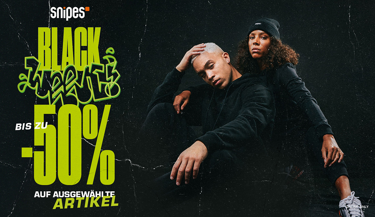 Snipes Black Week Bis zu 50 auf ausgewählte Artikel BlackFriday.de