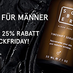 Pflege für Männer – Hol dir jetzt 25% Rabatt zum Black Friday im Online-Store von Sober