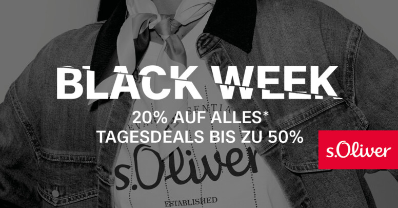 s.Oliver Black Week 2025
