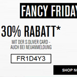 Sicher dir jetzt zwischen 20% und 30% Rabatt beim Fancy Frieday Weekend bei s.Oliver