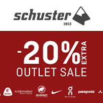 Outletsale 2020 bei Sport Schuster mit bis zu 20% Extra Rabatt auf zahlreiche Top Marken