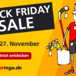 Black Friday Wochenende: bis zu 70 % Sonderrabatt auf Top-Sportartikel bei Sportega