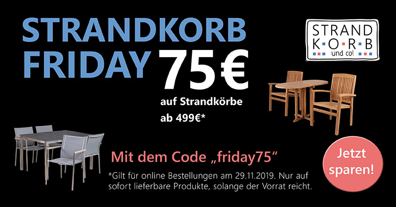 Strandkorb & Co. Black Friday 2019