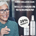 Super Million Hair – Volles Haar in 10 Sekunden – 20% Rabatt