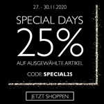 Special Days bei Tamaris: Bis zu 25% Rabatt auf ausgewählte Artikel