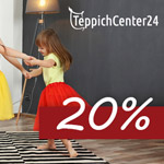 Bestelle jetzt deinen neuen Teppich und spare 20% auf das ganze Sortiment von Teppichcenter24