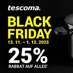 Jetzt sparen bei Tescoma – 25% Rabatt auf alles!