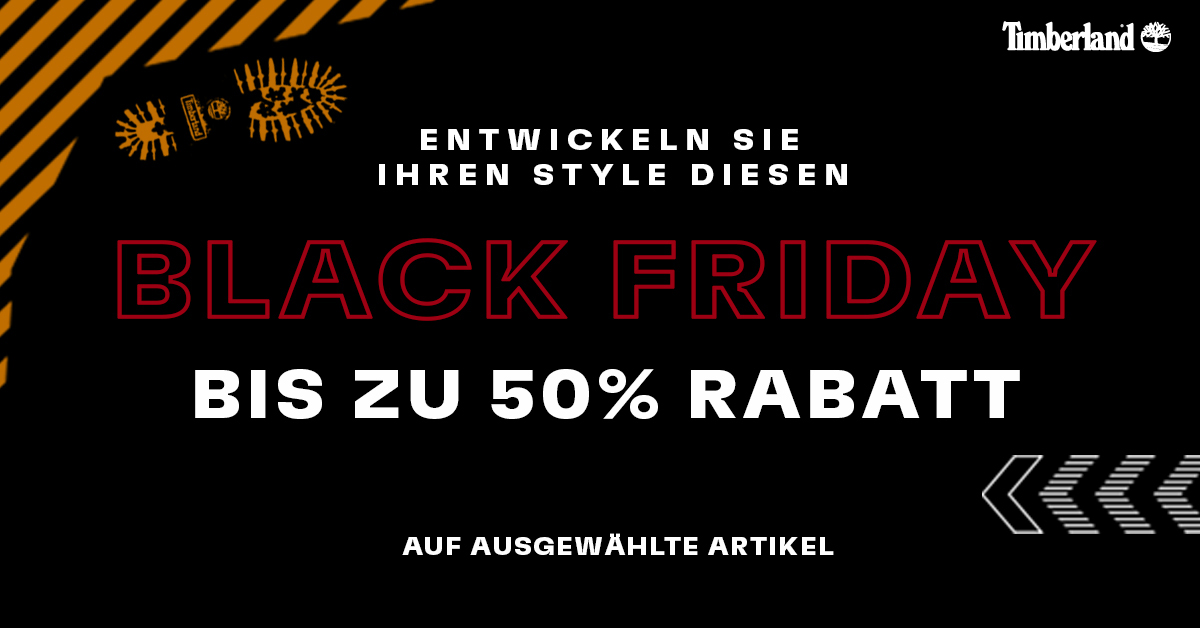 Black Friday bei Timberland bis zu 50 Rabatt auf ausgewahlte Artikel BlackFriday