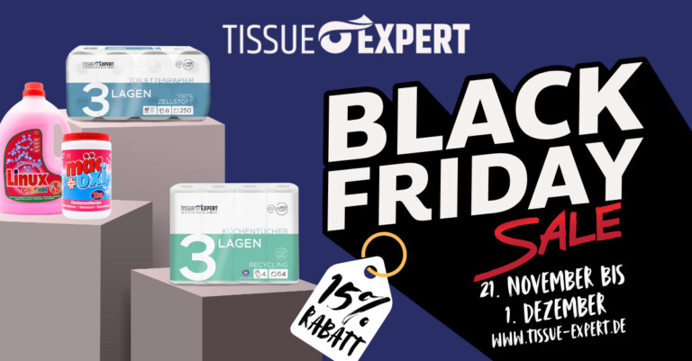 Black Friday Sale auf Tissue-Expert.de – 15% Rabatt auf Alles ...