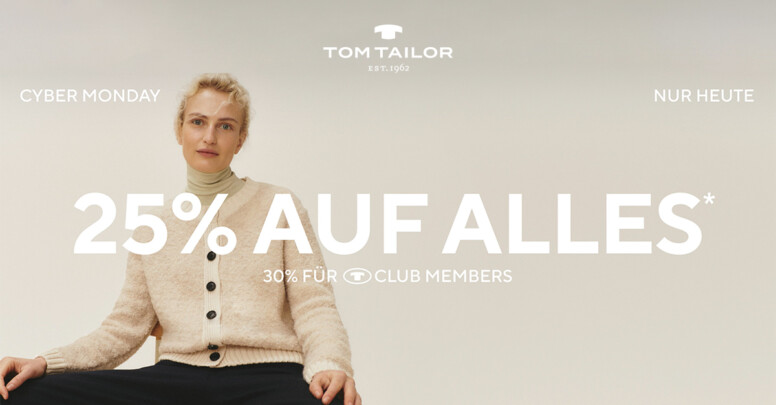 Tom Tailor Cyber Monday 2024