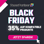 Black Friday: 35% auf kompatible Produkte bei Tonerpartner
