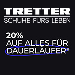 Jetzt bei Tretter – 20% auf alles für Dauerläufer!