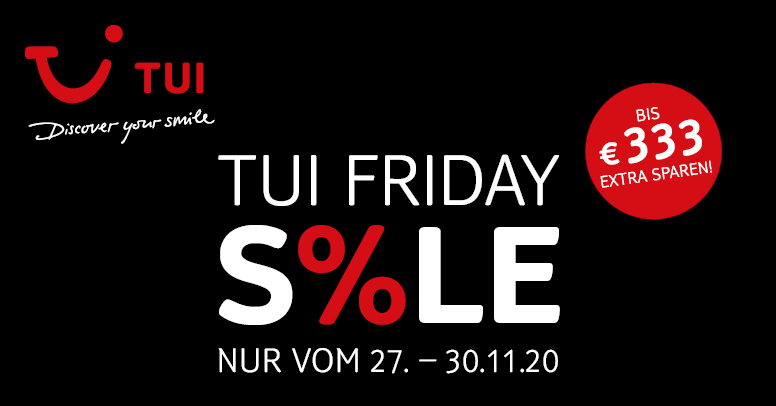 TUI Black Friday 2020