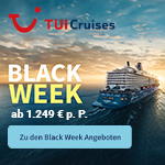Traumurlaub auf See – Black Week Aktionen bei TUI Cruises