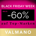 Spare bis zu 60% auf angesagte Schmuck- und Uhrenmarken in der BLACK FRIDAY WEEK bei VALMANO