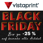 Vistaprint Black Friday: Spare bis zu 25% auf fast alle Artikel