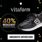 Black Friday bei VITAFORM – Bis zu 40% Rabatt auf Schuhe