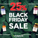Vitalplant Black Friday Sale – 25% auf Nahrungsergänzung!