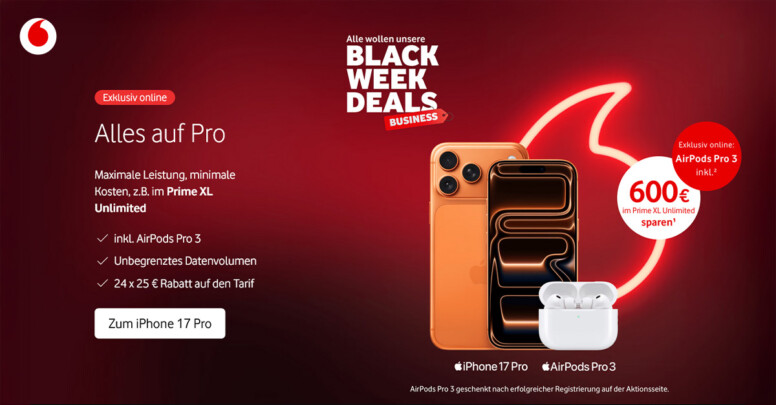 Vodafone Business Black Friday 2025