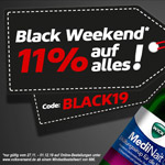 Black Weekend bei der Volksversand Versandapotheke – 11% Rabatt auf alles!*