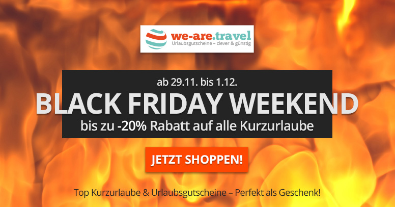 we-are.travel Black Friday 2019