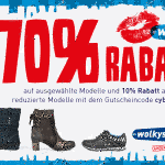 Neue Schuhe gefällig? Bis zu 70% Rabatt auf ausgewählte Modelle im Wolkyshop!