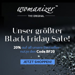 20% Rabatt auf alle Womanizer-Bestseller beim größten Black Friday Sale ever