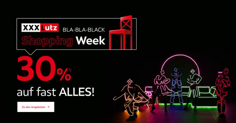 XXXLutz Black Friday 2025