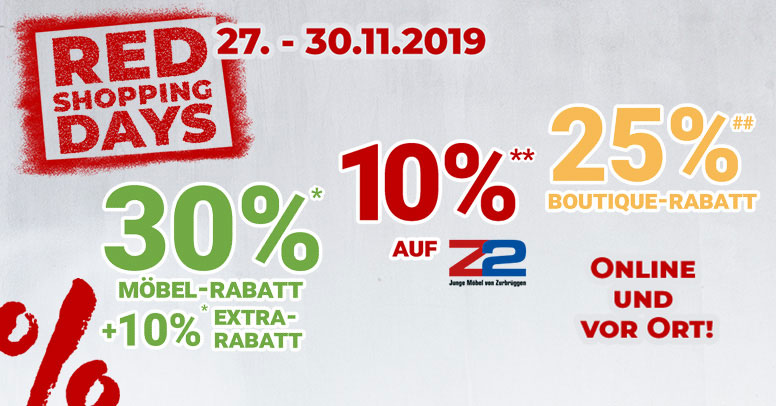 Zurbrüggen Black Friday 2019